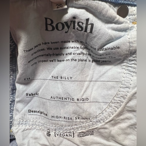 Boyish Revolve Billy Jeans - high rise skinny - Picture 7 of 7